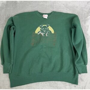 Vintage 90s Pig Nature Sweatshirt Men's Size XL Green